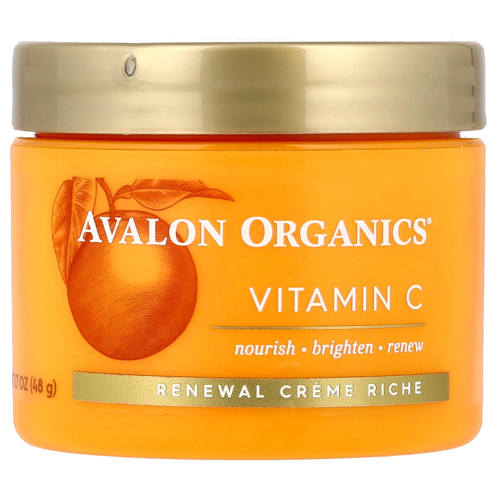 Avalon Organics, Vitamin C, Renewal Creme Riche, 1.7 oz (48 g)