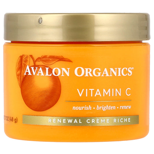 Avalon Organics, Vitamin C, Renewal Creme Riche, 1.7 oz (48 g)