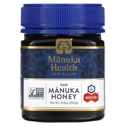 Manuka Health, Raw Manuka Honey, UMF 6+, MGO 115+, 8.8 oz (250 g)