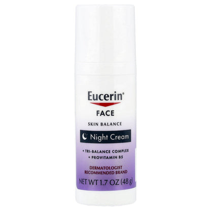 Eucerin, Face, Skin Balance, Night Cream, 1.7 oz (48 g)