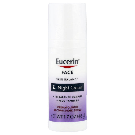 Eucerin, Face, Skin Balance, Night Cream, 1.7 oz (48 g)