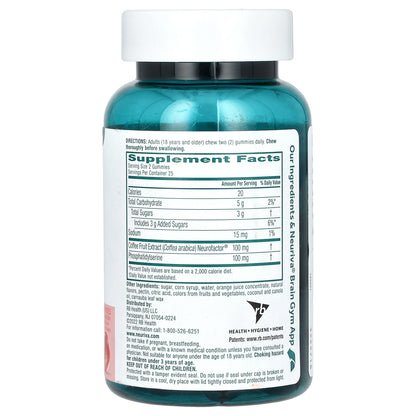 Schiff, Neuriva Brain Health Gummies, Original, Strawberry, 50 Gummies