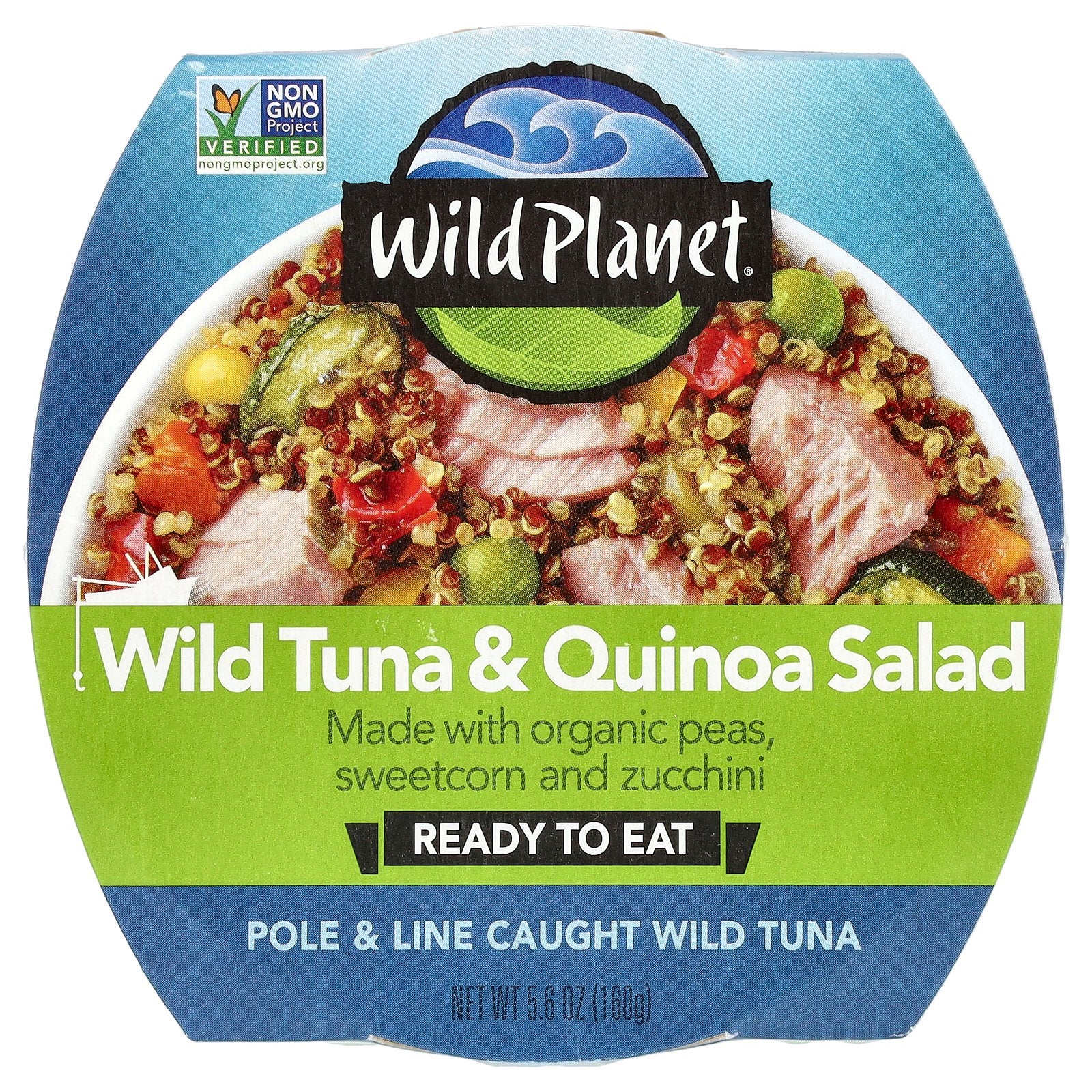 Wild Planet, Wild Tuna & Quinoa Salad, 5.6 oz (160 g)