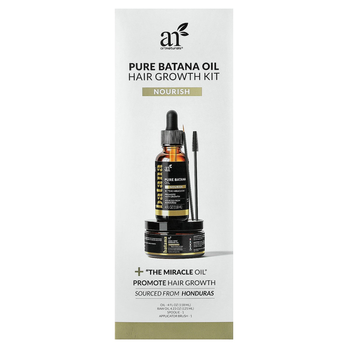 artnaturals, Pure Batana Oil, Hair Growth Kit, 4 Piece Kit