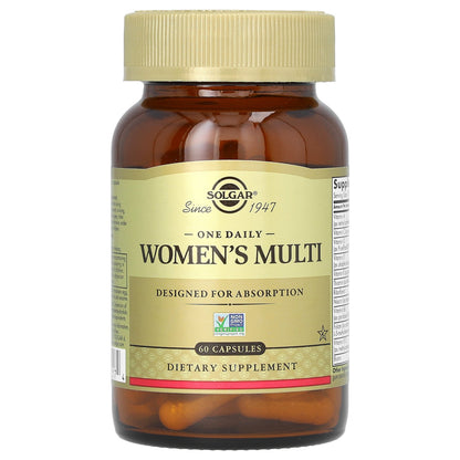 Solgar, One Daily Women's Multi, 60 Capsules