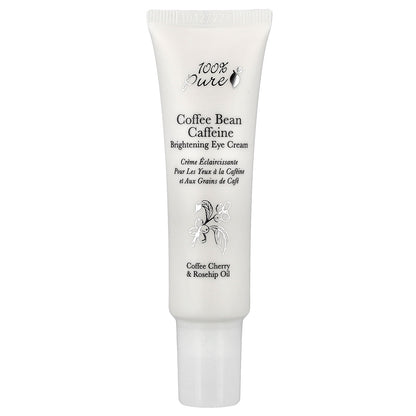 100% PURE, Coffee Bean Caffeine Brightening Eye Cream, 1 fl oz (30 ml)
