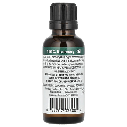 Cococare, 100% Rosemary Oil, 1 fl oz (30 ml)