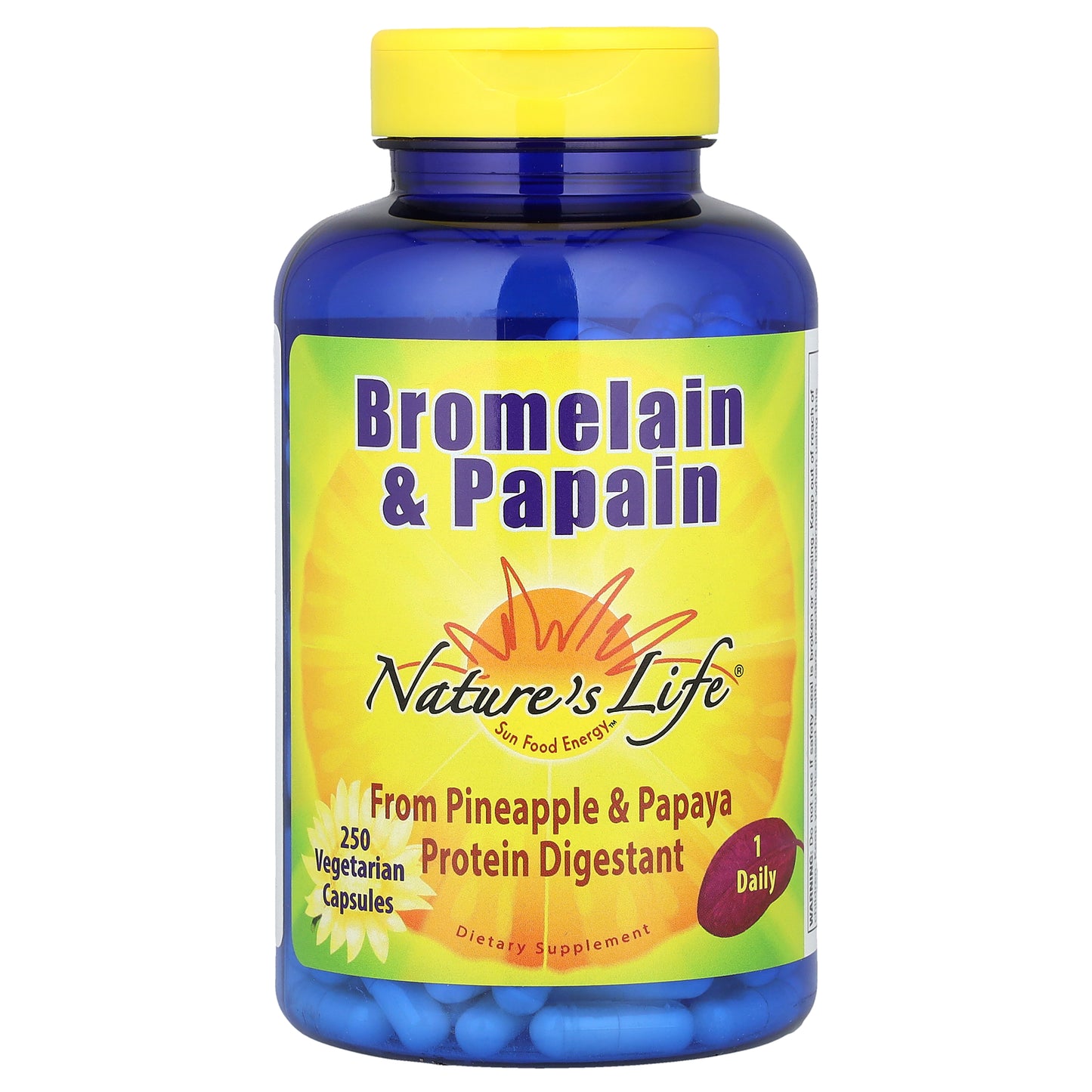 Nature's Life, Bromelain & Papain, 250 Vegetarian Capsules