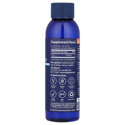 Trace, Colloidal Silver, 4 fl oz (118 ml)