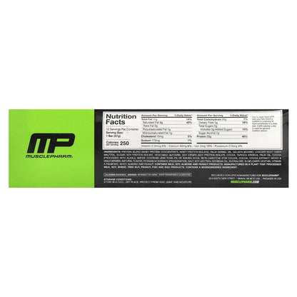 MusclePharm, Combat Sport Bar™, Chocolate Cake, 12 Bars, 2.01 oz (57 g) Each