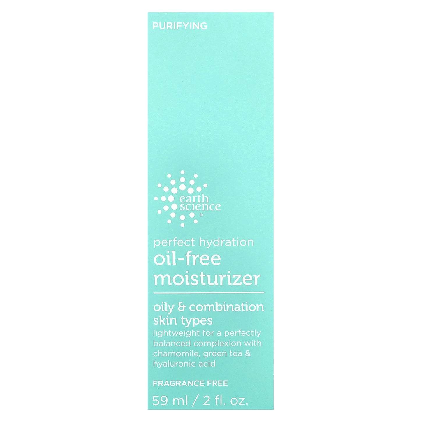 Earth Science, Perfect Hydration, Oil-Free Moisturizer, Fragrance Free, 2 fl oz (59 ml)