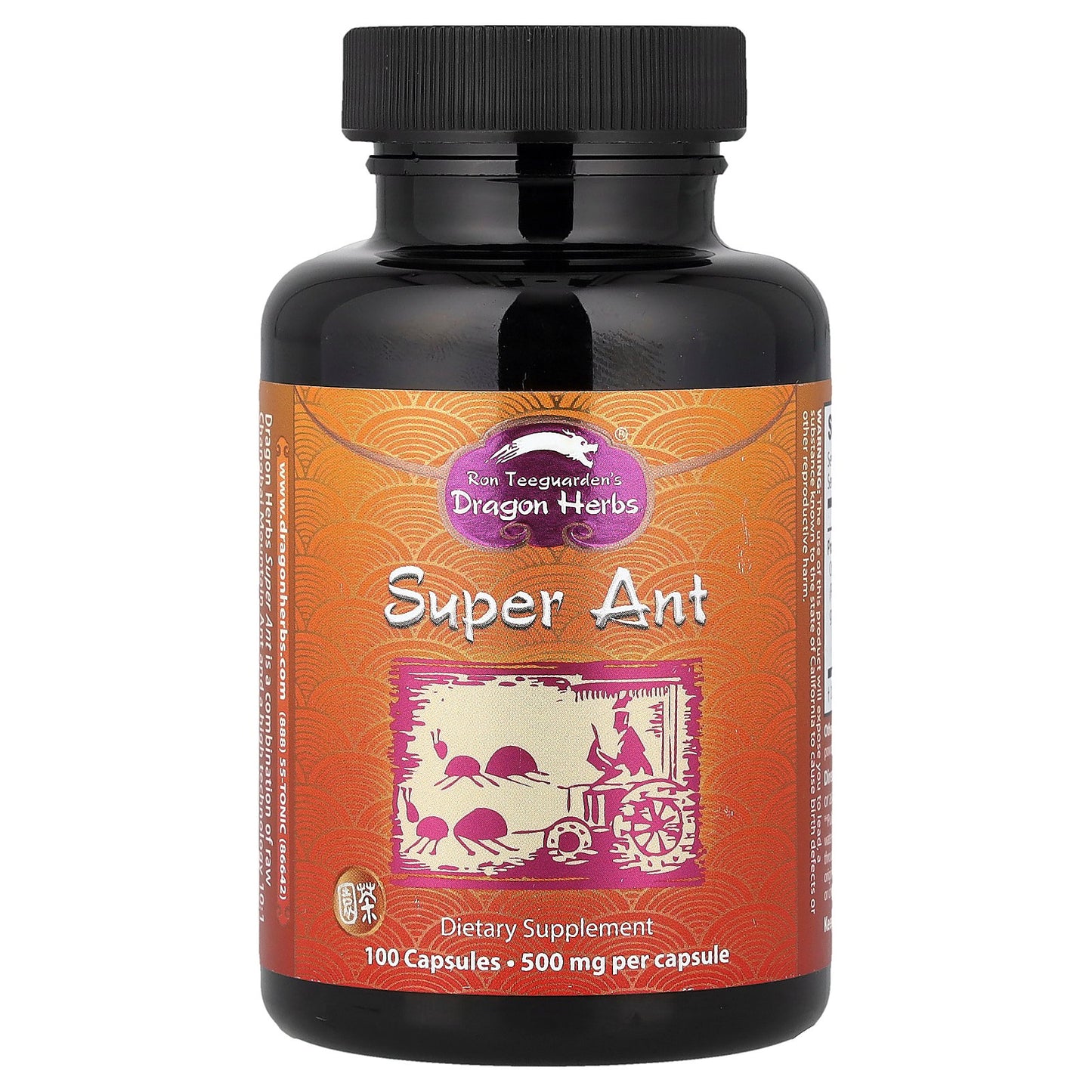 Dragon Herbs, Super Ant, 100 Capsules (500 mg per Capsule)
