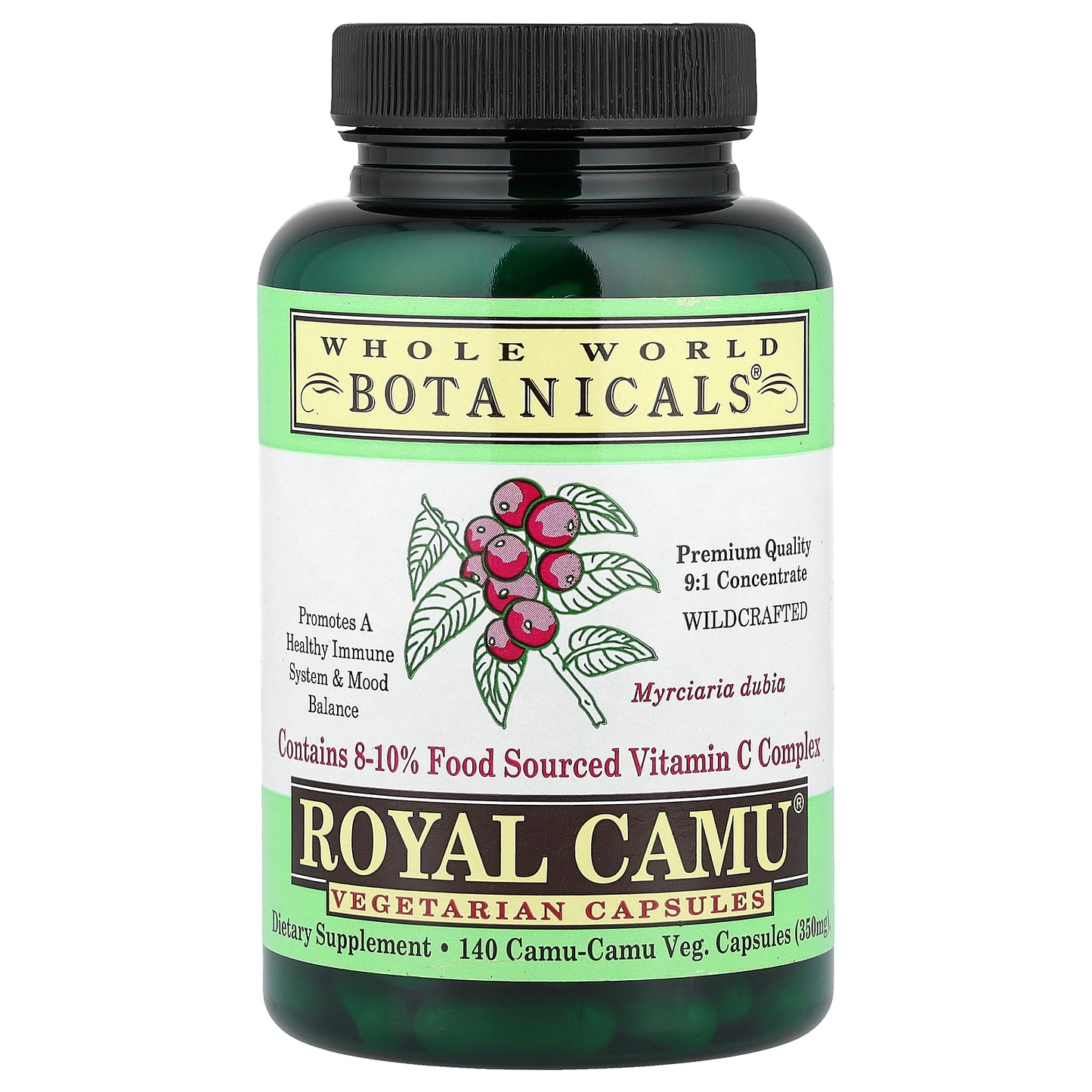 Whole World Botanicals, Royal Camu®, 140 Veg Capsules