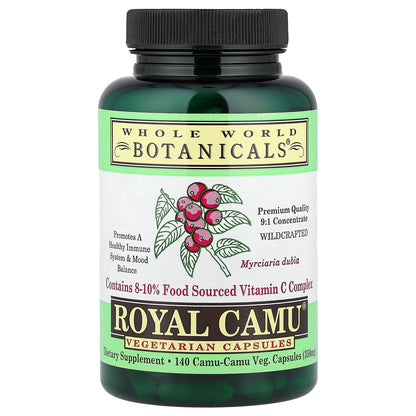 Whole World Botanicals, Royal Camu®, 140 Veg Capsules