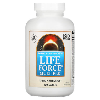 Source Naturals, Life Force Multiple, No Iron, 120 Tablets