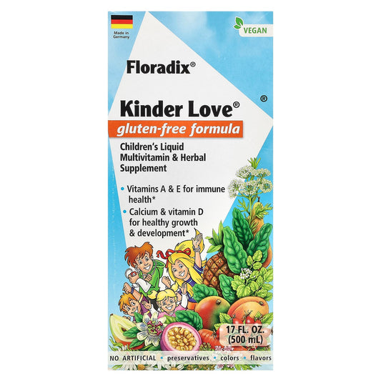 Floradix, Kinder Love®, Children's Liquid Multivitamin and Herbal Supplement, 17 fl oz (500 ml)