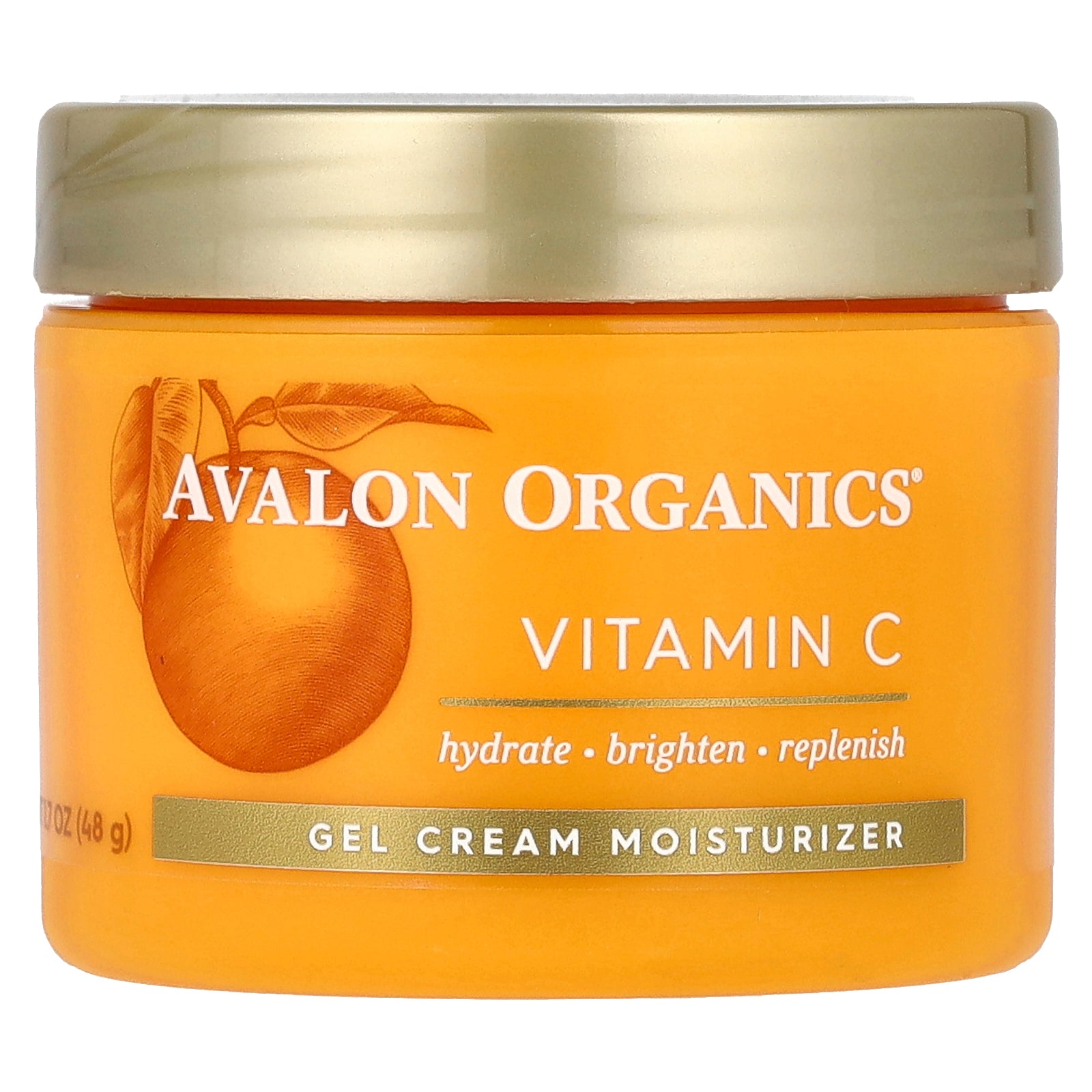 Avalon Organics, Vitamin C, Gel Cream Moisturizer, 1.7 oz (48 g)