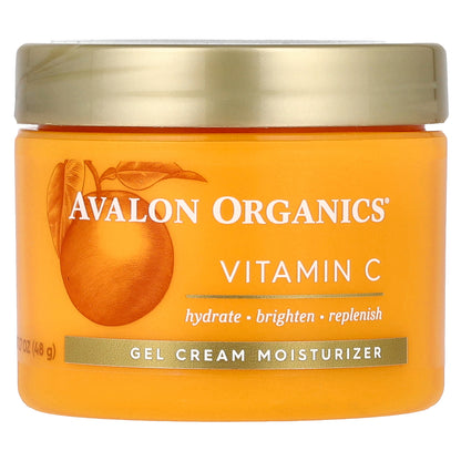 Avalon Organics, Vitamin C, Gel Cream Moisturizer, 1.7 oz (48 g)