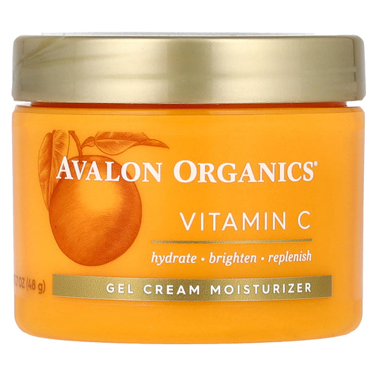 Avalon Organics, Vitamin C, Gel Cream Moisturizer, 1.7 oz (48 g)