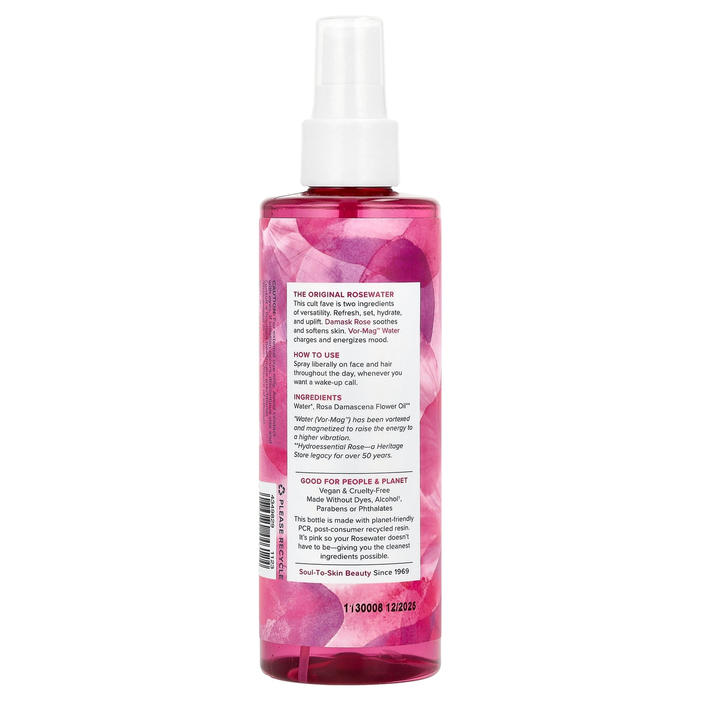 Heritage Store, Rosewater, Refreshing Facial Mist, 8 fl oz (237 ml)