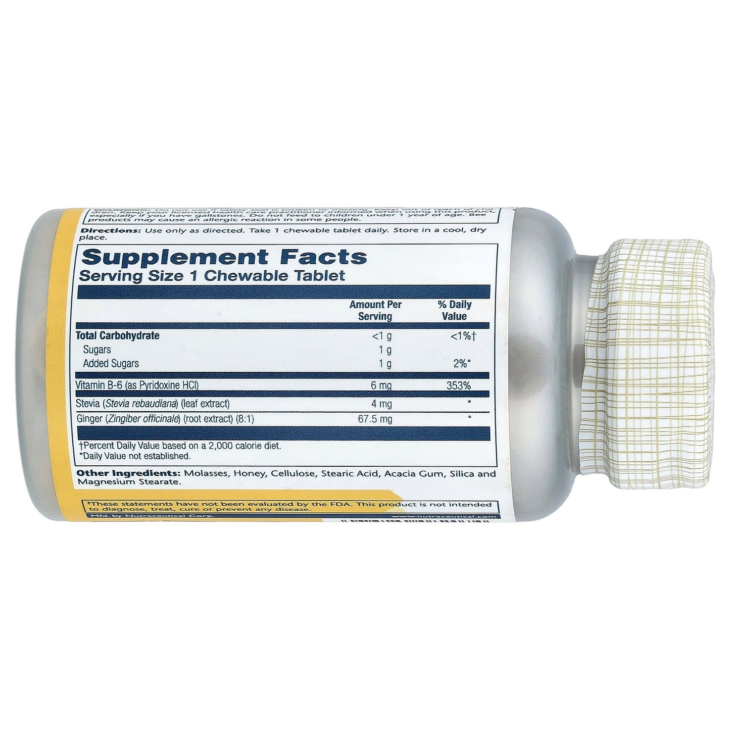 Solaray, Ginger Trips™, 60 Chewables