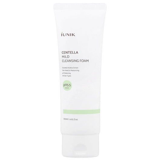 iUNIK, Centella Mild Cleansing Foam, 4.05 fl oz (120 ml)