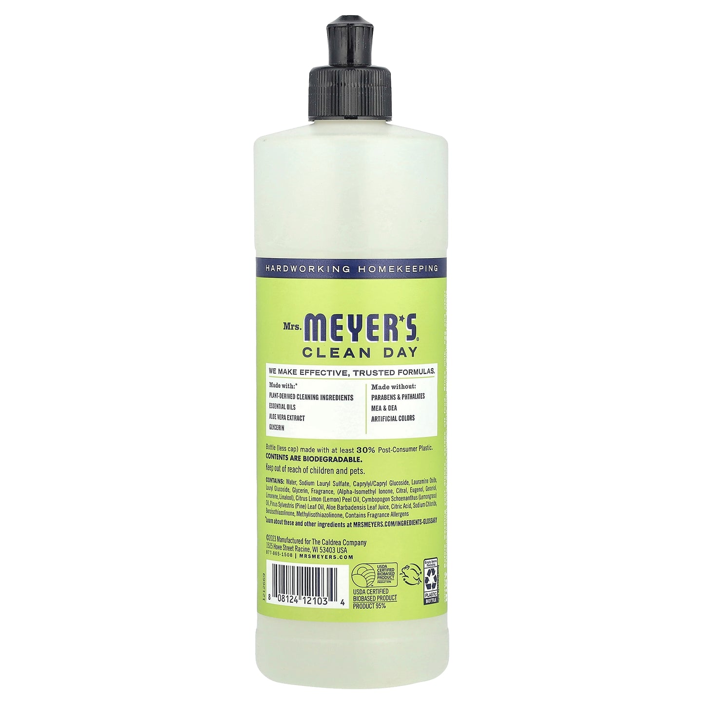 Mrs. Meyers Clean Day, Dish Soap, Lemon Verbena , 16 fl oz (473 ml)