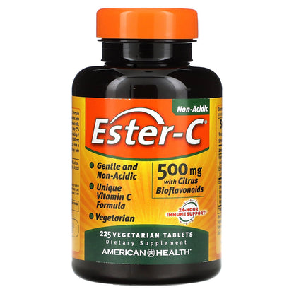 American Health, Ester-C with Citrus Bioflavonoids, 225 Vegetarian Tablets