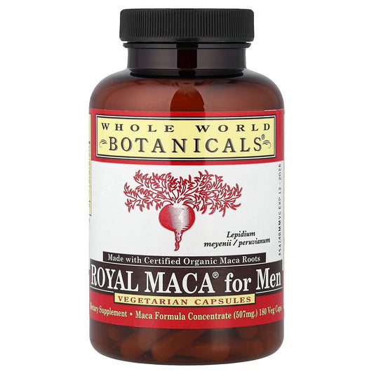 Whole World Botanicals, Royal Maca® for Men, 180 Veg Caps