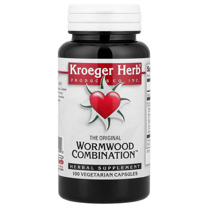Kroeger Herb Co, Wormwood Combination™, 100 Vegetarian Capsules