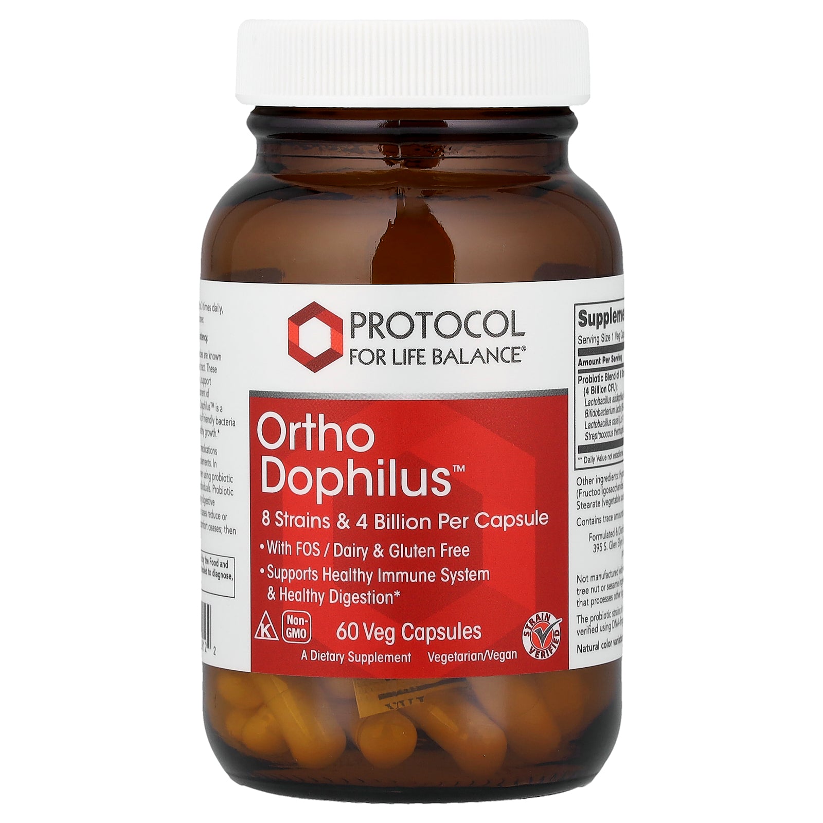 Protocol for Life Balance, Ortho Dophilus™, 60 Veg Capsules