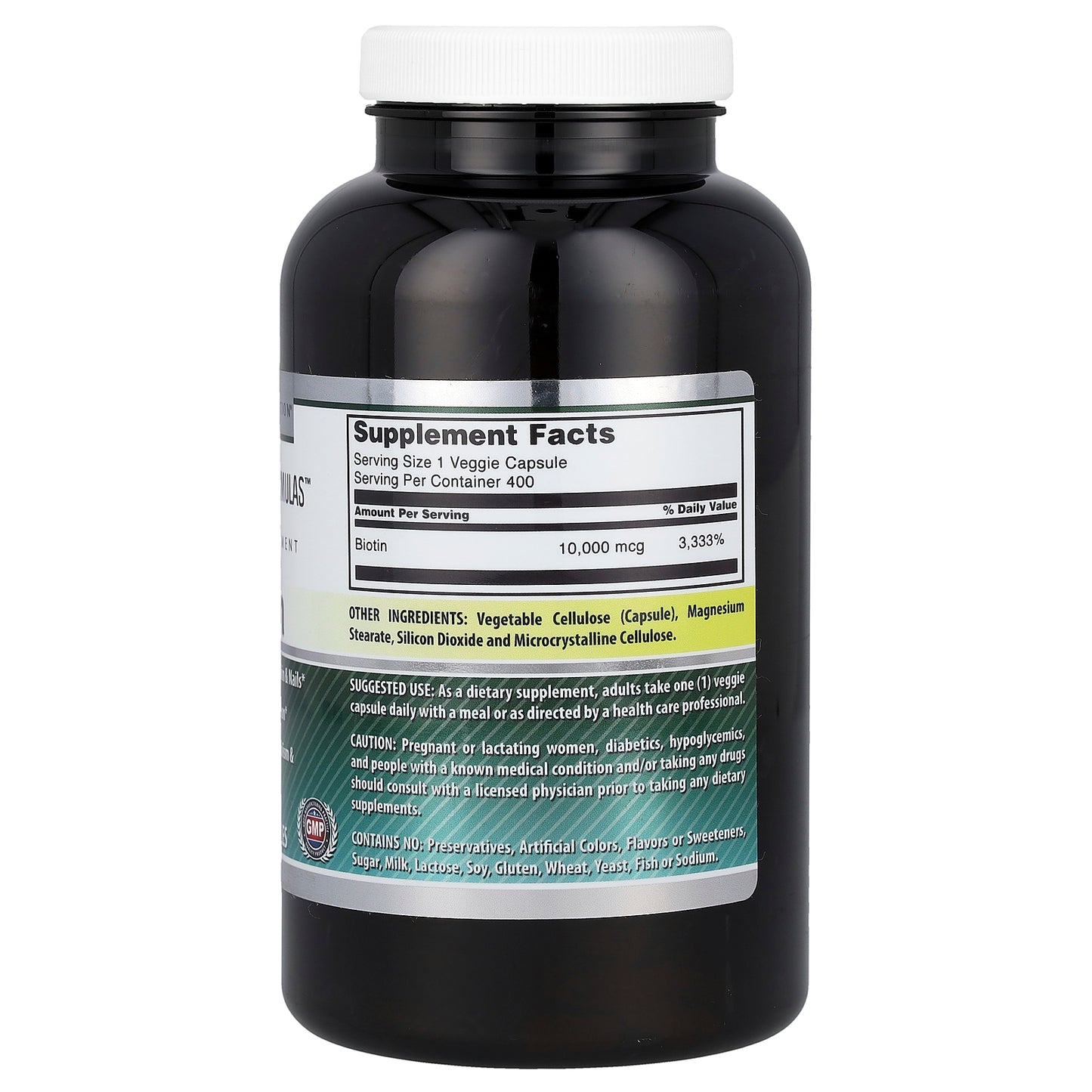 Amazing Nutrition, Biotin, 10,000 mcg, 400 Veggie Capsules