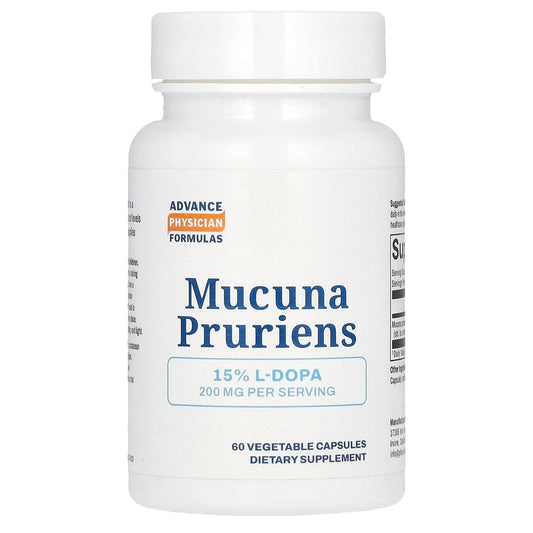 Advance Physician Formulas, Mucuna Pruriens, 200 mg, 60 Vegetable Capsules