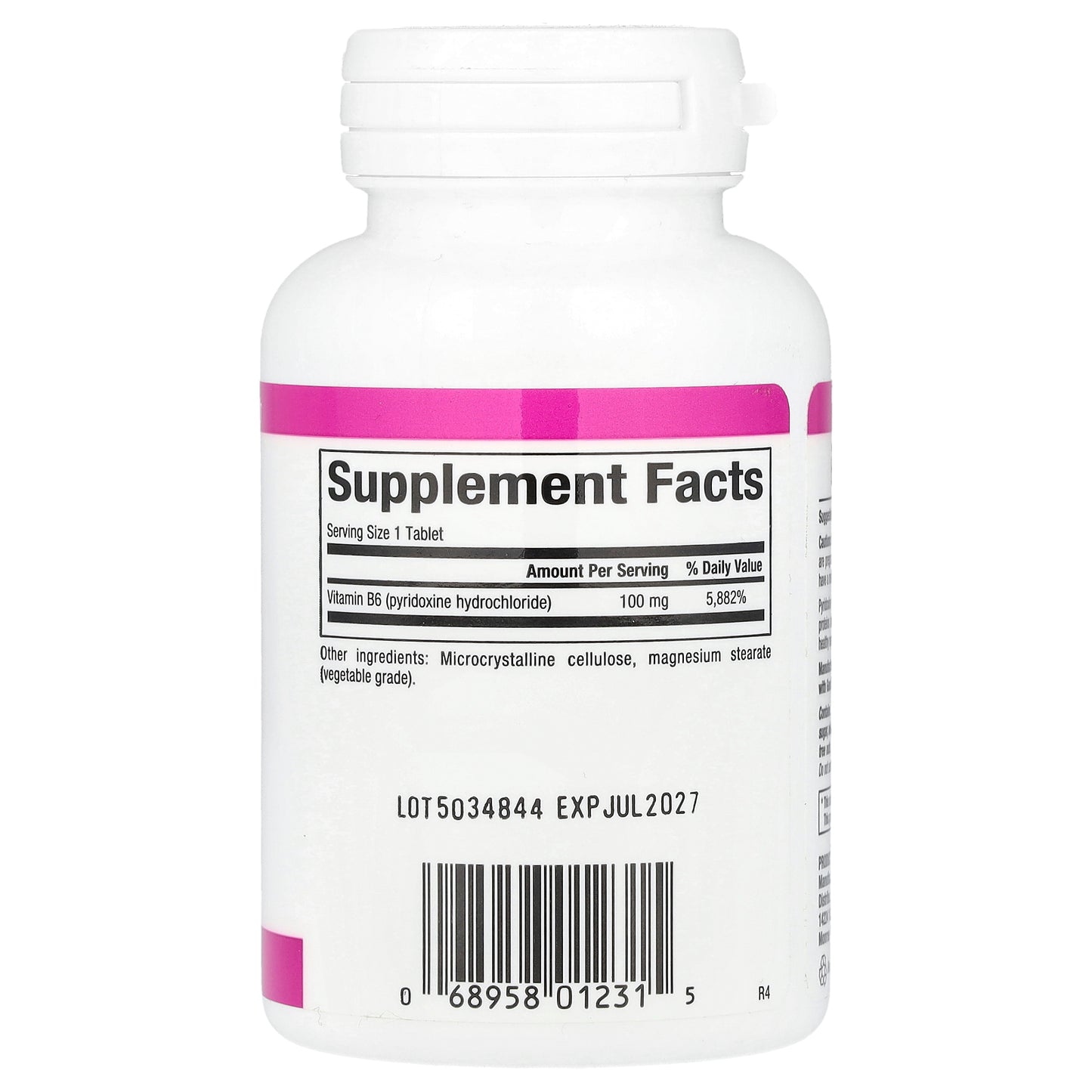 Natural Factors, Vitamin B6, 100 mg, 90 Tablets