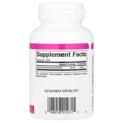 Natural Factors, Vitamin B6, 100 mg, 90 Tablets