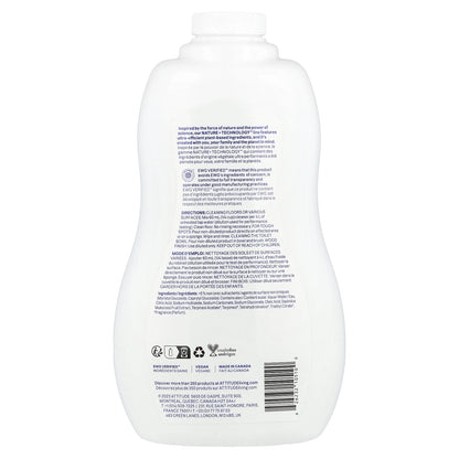 ATTITUDE, Floor Surface Cleaner, Tile & Wood, Citrus Zest, 35.2 fl oz (1.04 l)