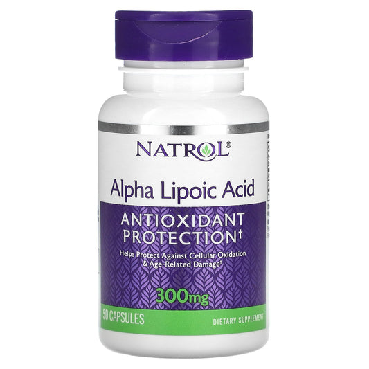 Natrol, Alpha Lipoic Acid, 300 mg, 50 Capsules