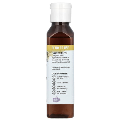 Aura Cacia, Pure Essential Oil in Fractionated Coconut Oil, Frankincense, 4 fl oz (118 ml)