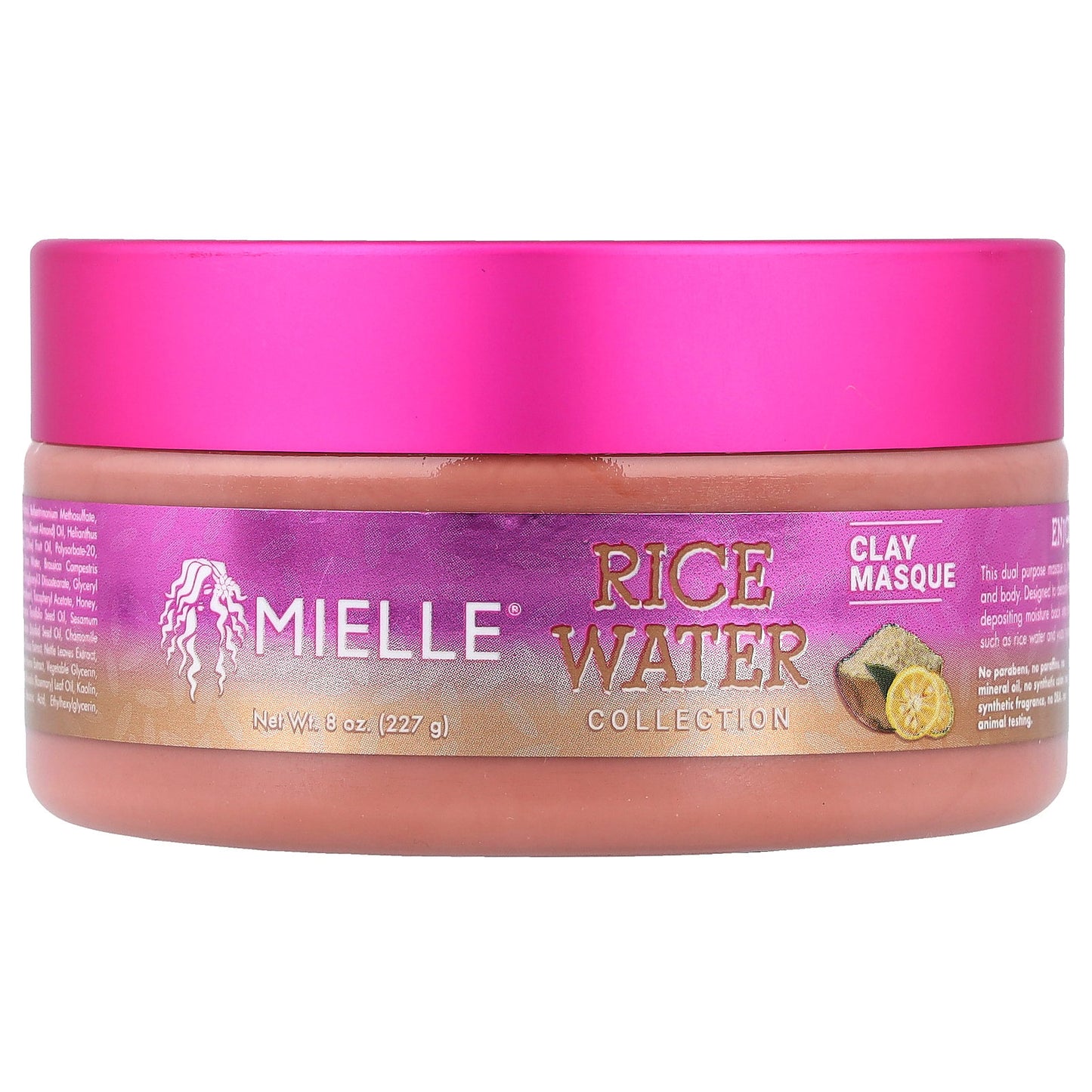 Mielle, Rice Water Collection, Clay Masque, 8 oz (227 g)