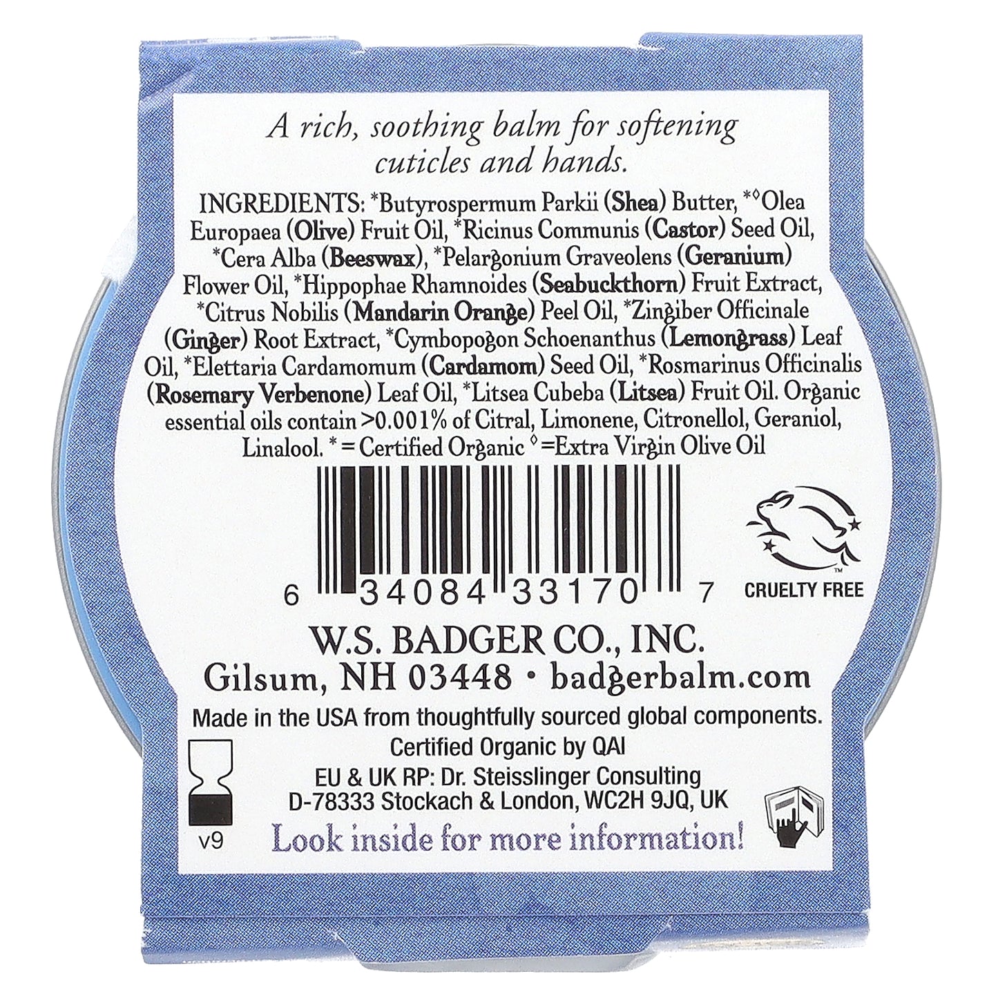 Badger, Cuticle Care, Shea Butter, 0.75 oz (21 g)