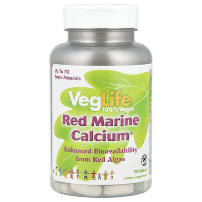 VegLife, Red Marine Calcium™, 90 Tablets