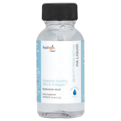 Hyalogic, Beauty From Within, HA Liquid, Non-Flavored, 1 oz (30 ml)