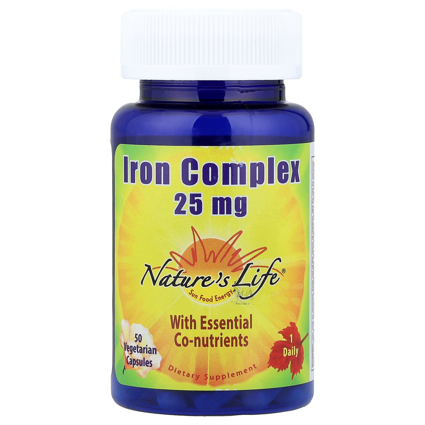 Nature's Life, Iron Complex, 50 Vegetarian Capsules