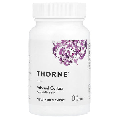 Thorne, Adrenal Cortex, 50 mg, 60 Capsules