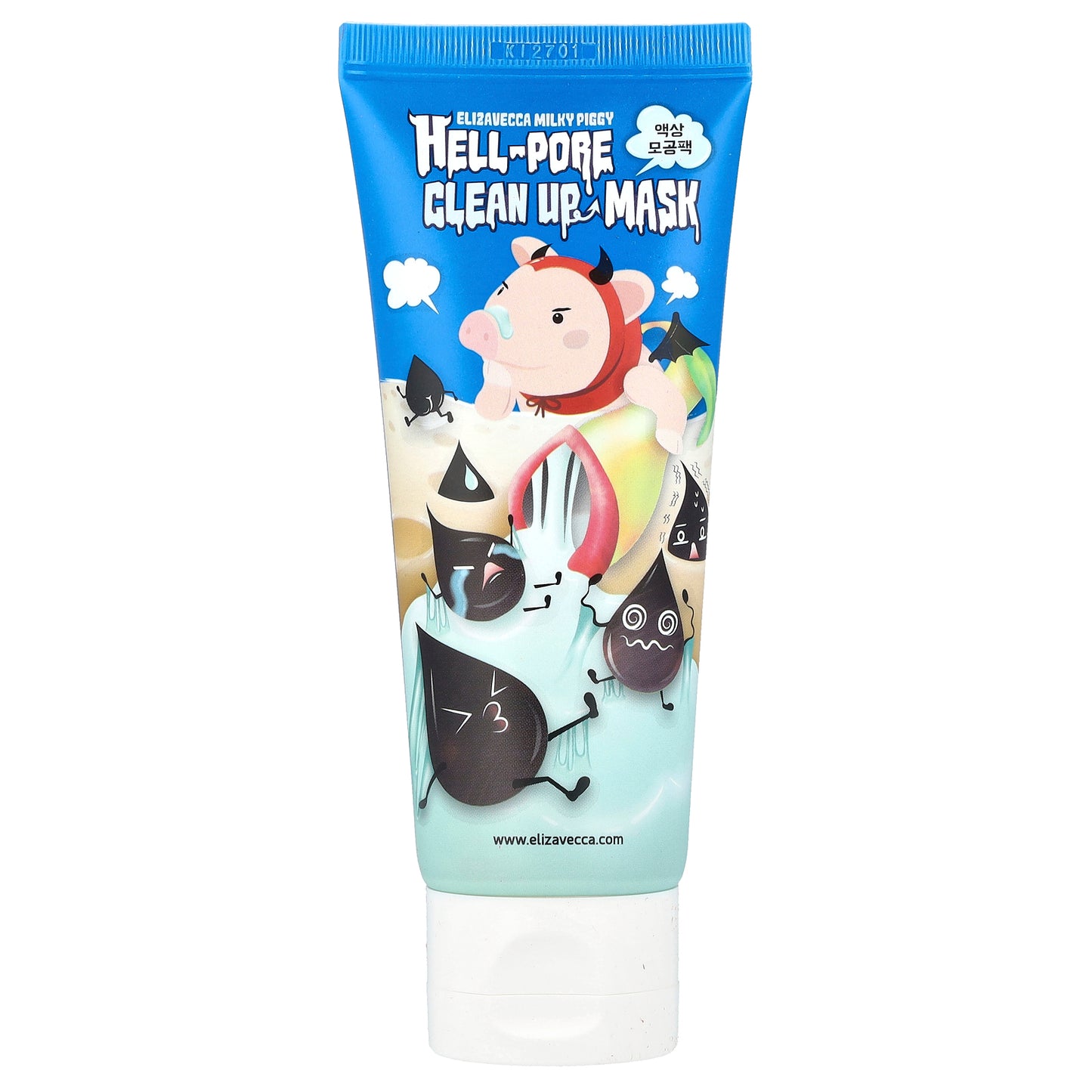 Elizavecca, Milky Piggy, Hell-Pore, Clean Up Beauty Mask, 3.38 fl oz (100 ml)