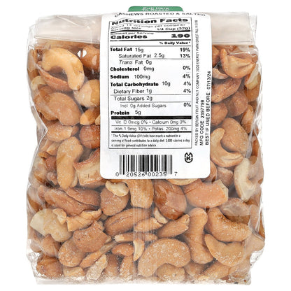 Bergin Fruit and Nut Company, Cashews, Roasted & Salted, 16 oz (454 g)