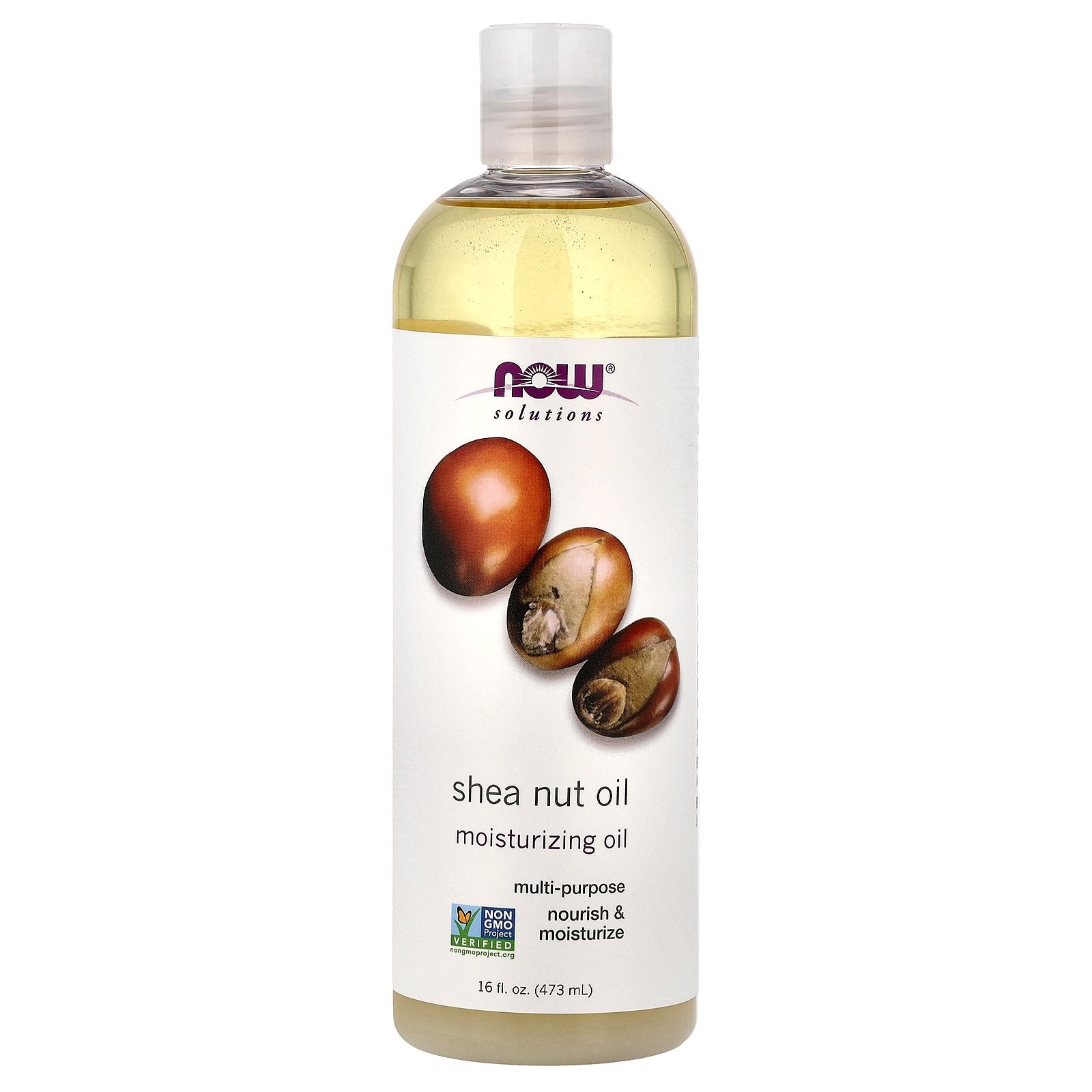 NOW Foods, Solutions, Shea Nut Oil, Moisturizing Oil, 16 fl oz (473 ml)
