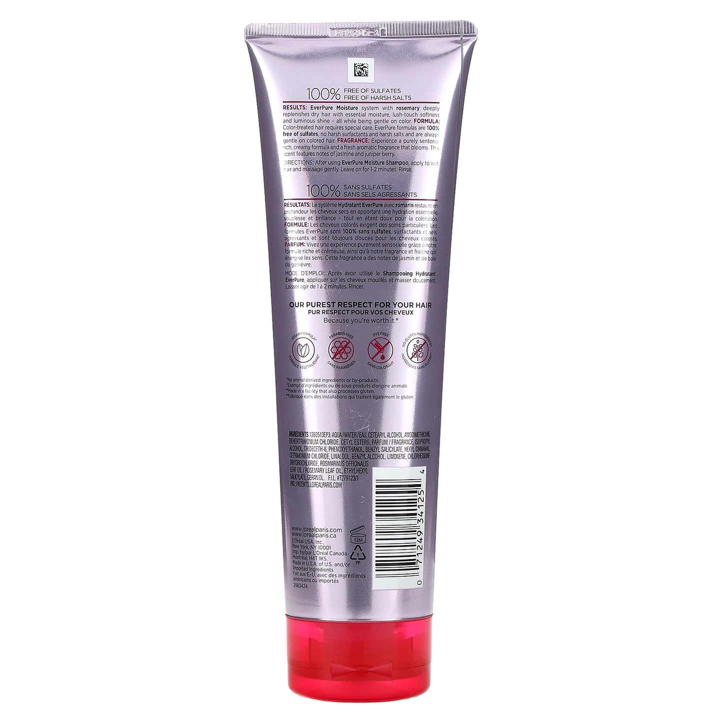 L'Oréal, Ever Pure, Moisture Conditioner with Rosemary, 8.5 fl oz (250 ml)