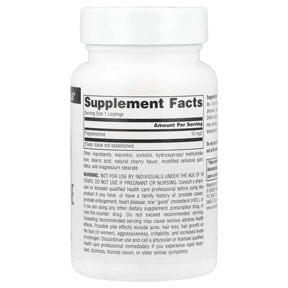 Source Naturals, Pregnenolone, Cherry, 10 mg, 120 Lozenges