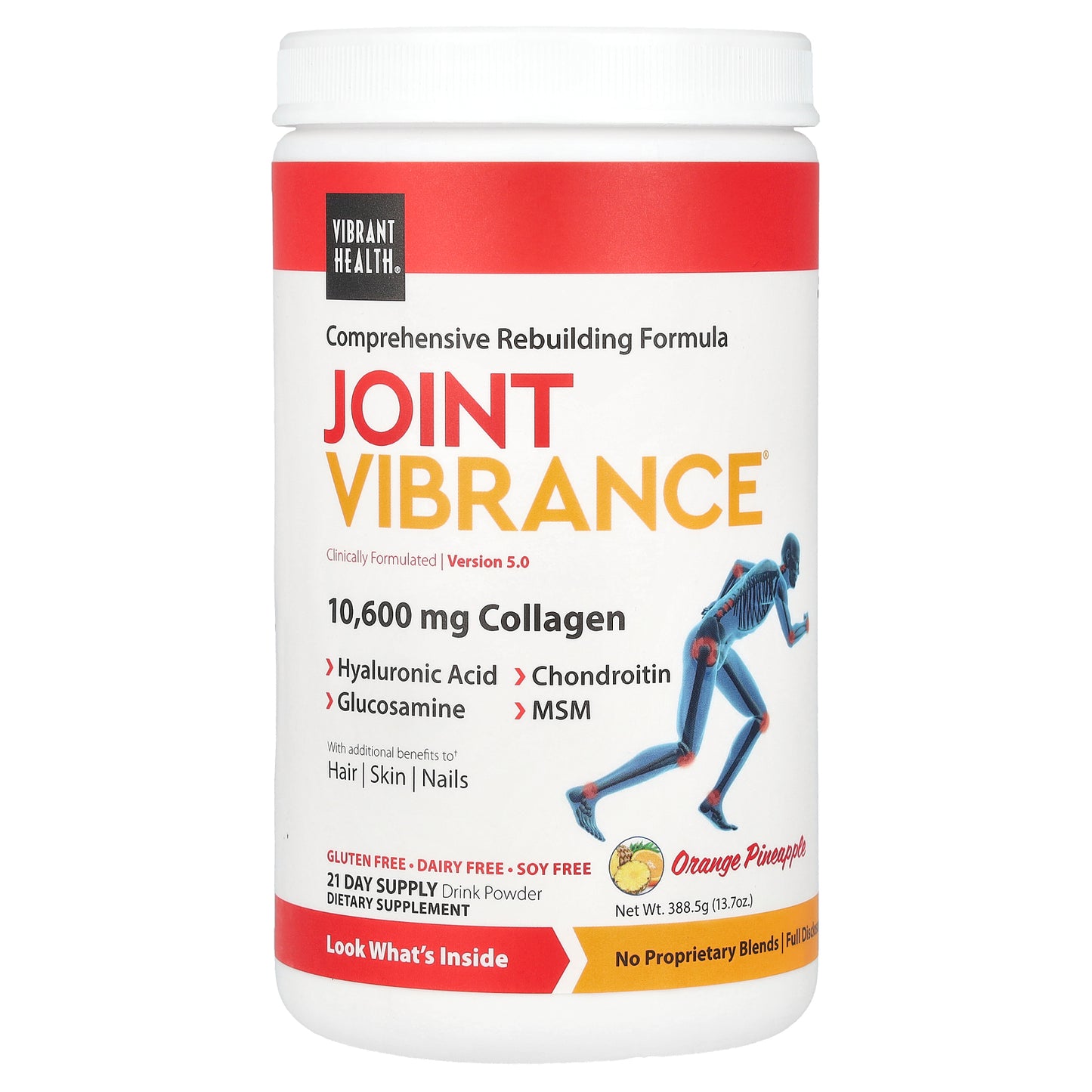 Vibrant Health, Joint Vibrance, Version 5.0, Orange Pineapple, 13.7 oz (388.5 g)